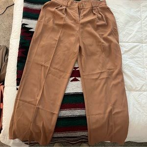 Brown wide leg pants, size L-XL (from Amazon)